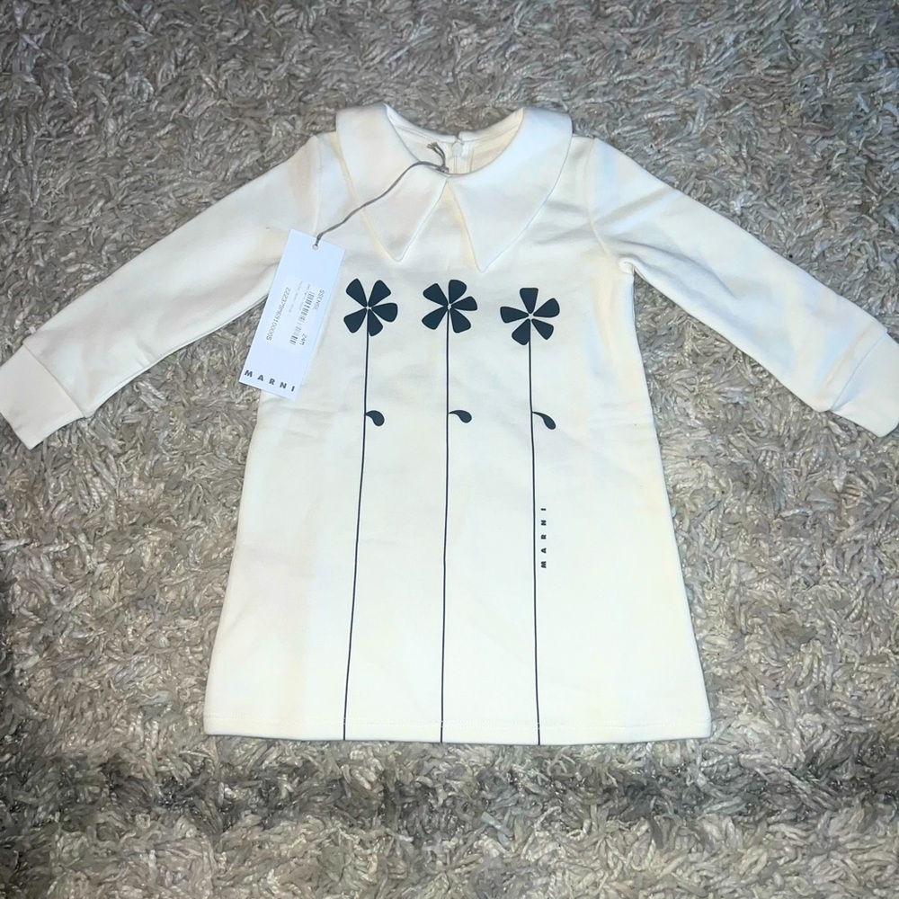 Marni girls floral dress
